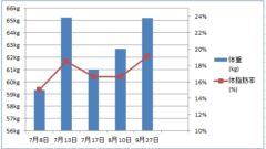 ダイエット3回目・黒歴史のグラフ